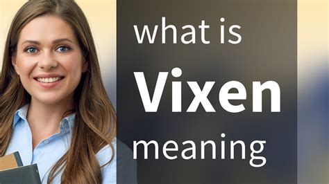 vixen in tagalog word|Vixen in Filipino .